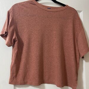Old Navy Cropped Linen Top